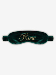 Schlafmaske Samt Emerald Green